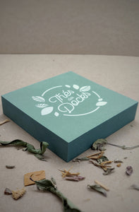 Cartes de visite à chaud dorure blanche matcha tea vert thé biarritz imprimerie